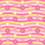 Groovy Pastel Waves and Daisies Patterned Vinyl 12" x 12" - The Vinyl Haus