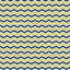 Blue and Yellow Chevron Patterned Vinyl 12" x 12" - The Vinyl Haus