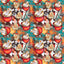 Marshmallow Snowmen In Hot Chocolate Patterned Vinyl 12" x 12" - The Vinyl Haus