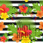 Stripe Floral Pattern Vinyl 12" x 12" - The Vinyl Haus