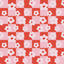 Retro Flowers and Checkers Patterned Vinyl 12" x 12" - The Vinyl Haus