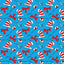 Hats and Ties Blue Background Patterned Vinyl 12" x 12" - The Vinyl Haus
