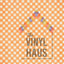 Orange Gingham Pattern Vinyl 12" x 12" - The Vinyl Haus