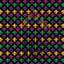 Mardi Gras Black Background Pattern Vinyl 12" x 12" - The Vinyl Haus