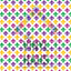 Mardi Gras White Background Pattern Vinyl 12" x 12" - The Vinyl Haus