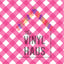 Pink Gingham Pattern Vinyl 12" x 12" - The Vinyl Haus