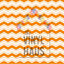 Orange and White Chevron Pattern Vinyl 12" x 12" - The Vinyl Haus