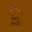 Orange and Black Checkered Pattern Vinyl 12" x 12" - The Vinyl Haus