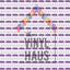 Purple Ribbon with Flowers Pattern Vinyl 12" x 12" - The Vinyl Haus