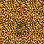Orange Cheetah Print Pattern Vinyl 12" x 12" - The Vinyl Haus