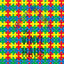 Autism Pieces Vertical Pattern Vinyl 12" x 12" - The Vinyl Haus