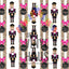 Black Christmas Ornaments with Nutcracker Pattern Vinyl 12" x 12" - The Vinyl Haus