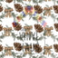 Christmas Garland and Pine Cones Pattern Vinyl 12" x 12" - The Vinyl Haus