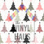 Pink Christmas Trees Pattern Vinyl 12" x 12" - The Vinyl Haus