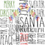 Rae Dunn inspired Christmas Words Pattern Vinyl 12" x 12" - The Vinyl Haus