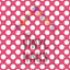 Pink and White Polka Dot Pattern Vinyl 12" x 12" - The Vinyl Haus