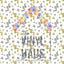 Glitter Confetti White Background Pattern Vinyl 12" x 12" - The Vinyl Haus