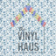 Blue Floral Pattern Vinyl 12" x 12" - The Vinyl Haus
