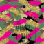 Green and Pink Brushstroke Camo Pattern Vinyl 12" x 9" - The Vinyl Haus