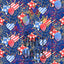 4th of July Balloon Fireworks Pattern Vinyl 12" x 12" - The Vinyl Haus