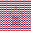 Red White and Blue Chevron Pattern Vinyl 12" x 12" - The Vinyl Haus