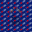 I Love USA Blue Background Pattern Vinyl 12" x 12" - The Vinyl Haus
