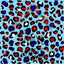 4th of July Cheetah Pattern Vinyl 12" x 12" - The Vinyl Haus
