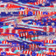 4th of July Brushstroke Pattern Vinyl 12" x 12" - The Vinyl Haus