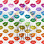 Rainbow PRIDE Lips Pattern Vinyl 12" x 12" - The Vinyl Haus