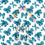 Blue Bows Pattern Vinyl 12" x 12" - The Vinyl Haus