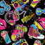 80s/90s Retro Pattern Vinyl 12" x 12" - The Vinyl Haus