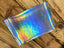 Holographic Faux Leather Sheet Silver 8" x 12" - Heat Transfer Haus