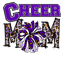 Sublimation Prints - Cheer Mom Purple - The Vinyl Haus