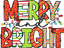 Sublimation Prints -Merry and Bright With Lights - The Vinyl Haus
