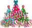 Sublimation Prints - Bright Christmas Trees Merry Christmas - The Vinyl Haus