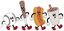 Sublimation Prints - Cartoon Baseball Characters - The Vinyl Haus