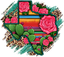 Sublimation Prints - Texas Serape and Roses - The Vinyl Haus
