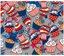 Sublimation Tumbler Wrap - 4th of July Cupcakes - The Vinyl Haus