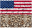 Sublimation Tumbler Wrap - 4th of July Leopard and Flag - The Vinyl Haus