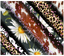 Sublimation Tumbler Wrap - Daisies and Animal Print Stripes - The Vinyl Haus