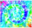 Sublimation Tumbler Wrap - Bright Tie Dye - The Vinyl Haus