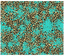 Sublimation Tumbler Wrap - Leopard and Turquoise - The Vinyl Haus