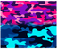 Sublimation Tumbler Wrap - Pink and Blue Split Camo - The Vinyl Haus