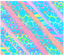 Sublimation Tumbler Wrap - Pastel Animal Print Stripes - The Vinyl Haus