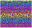 Sublimation Tumbler Wrap - Neon Rainbow Animal Print - The Vinyl Haus