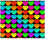 Sublimation Tumbler Wrap - Kawaii Rainbow Hearts - The Vinyl Haus