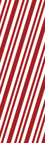 Candy Cane Striped Pen Wrap 1.5 x 4.75 - The Vinyl Haus