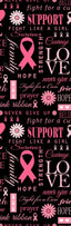 Fight Like A Girl Pen Wrap 1.5 x 4.75 - The Vinyl Haus