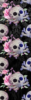Gothic Skulls Pen Wrap 1.5 x 4.75 - The Vinyl Haus
