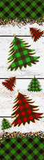 Buffalo Plaid Trees Pen Wrap 1.5 x 4.75 - The Vinyl Haus